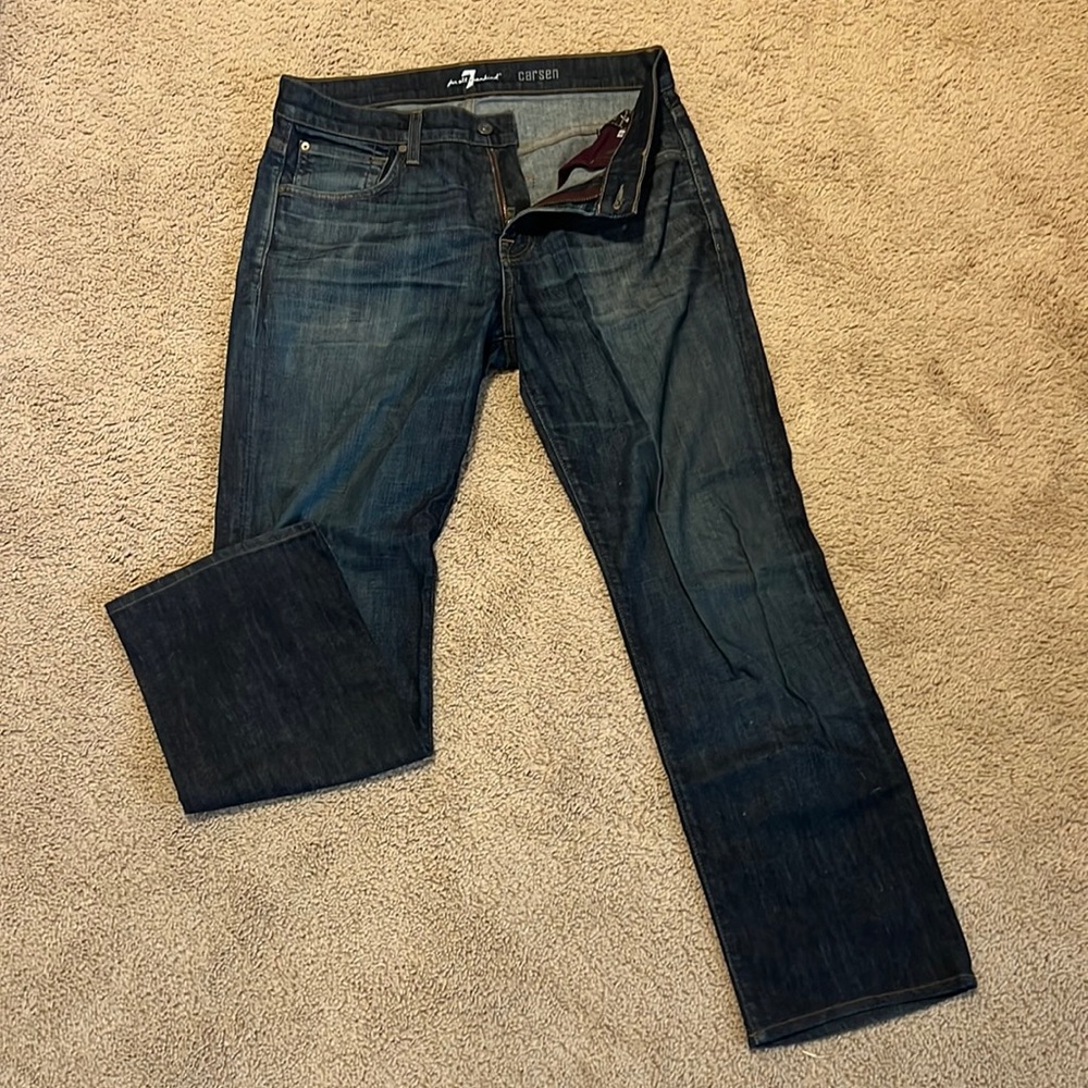 Men’s 7 Jeans - Like New - Size 32, Dark Wash Jeans Men’s Pants